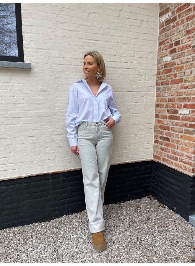 Striped blouse blue