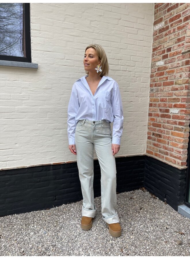 Striped blouse blue