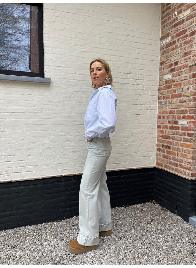 Striped blouse blue