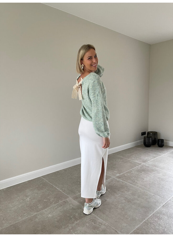 Hint of mint sweater