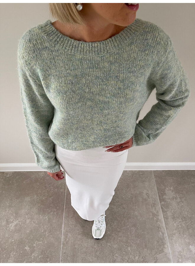 Hint of mint sweater