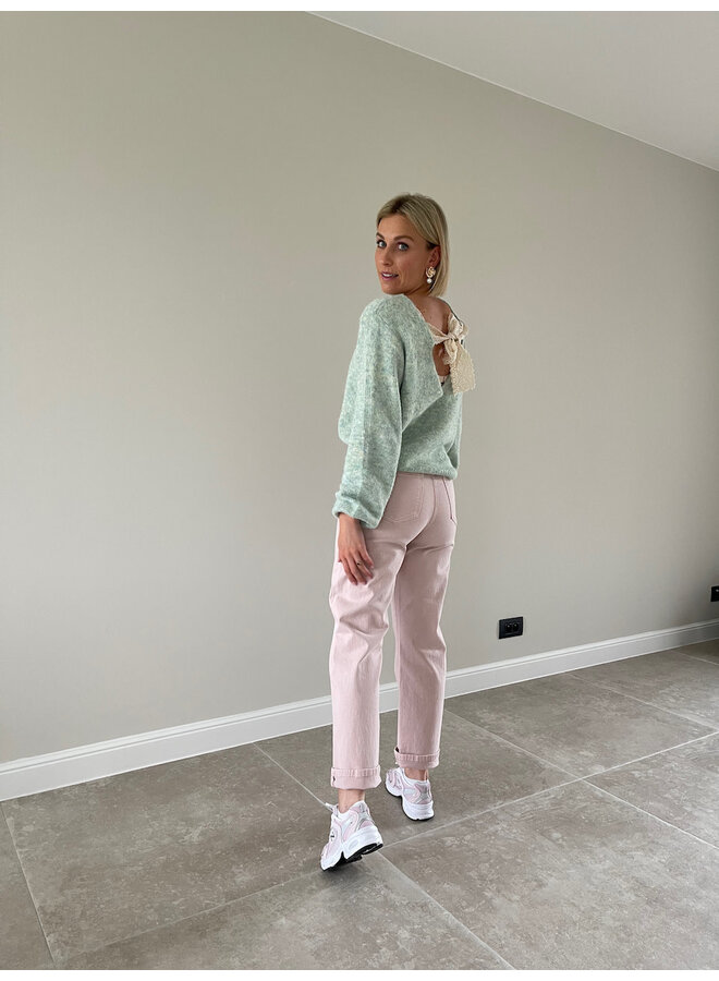 Hint of mint sweater