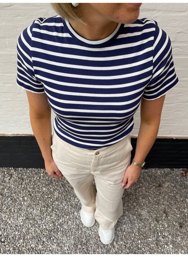 Asta stripe t-shirt blue