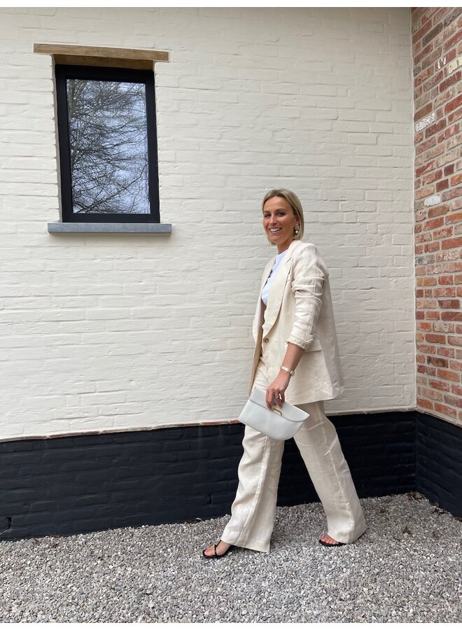 Amelia linnen pants beige