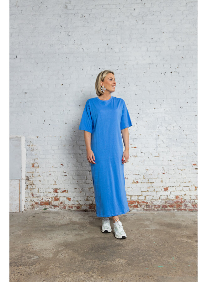 Edna long dress ultramarine