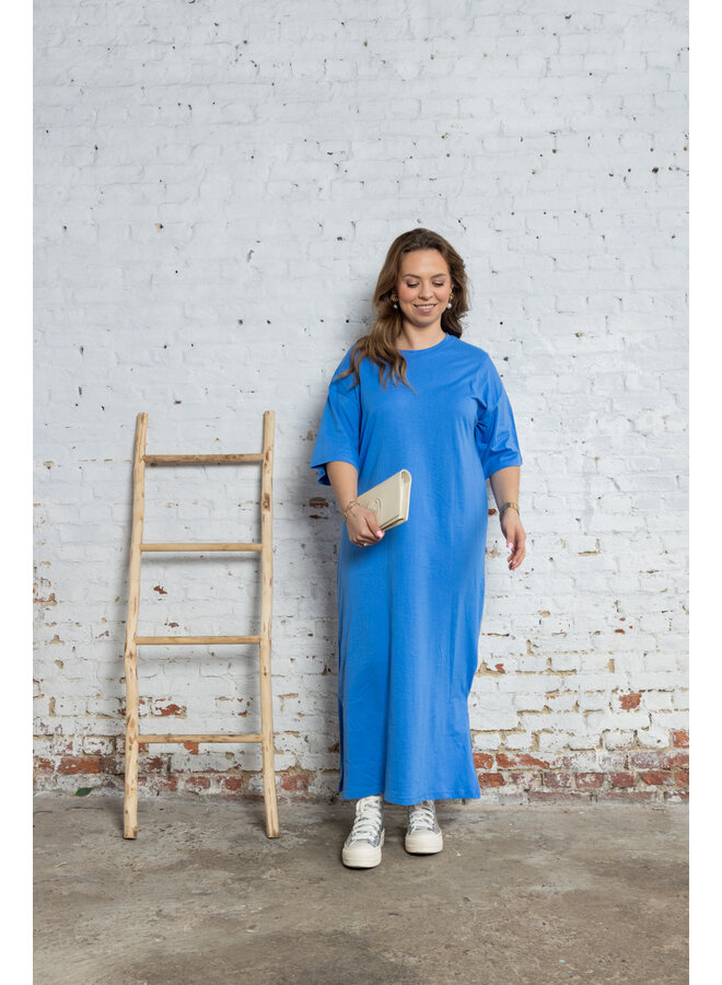 Edna long dress ultramarine