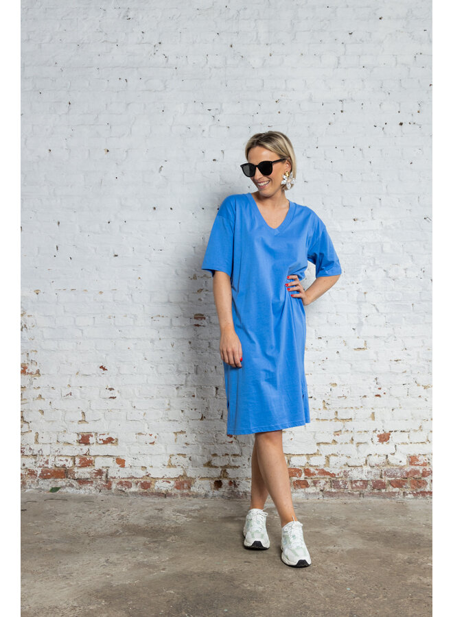 Edna short dress ultramarine