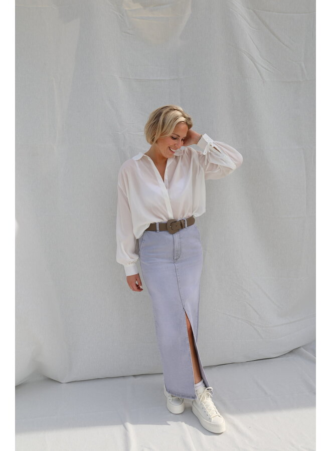 Oversized blouse white