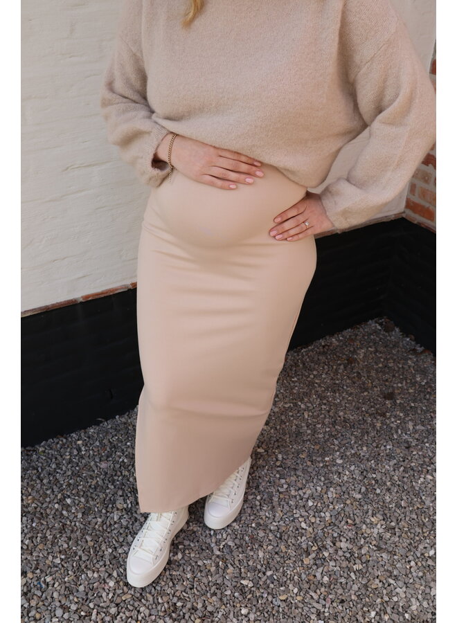 Nina beige split rok