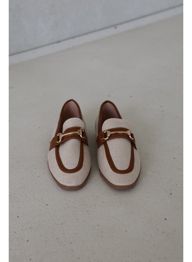 Aimée camel loafers