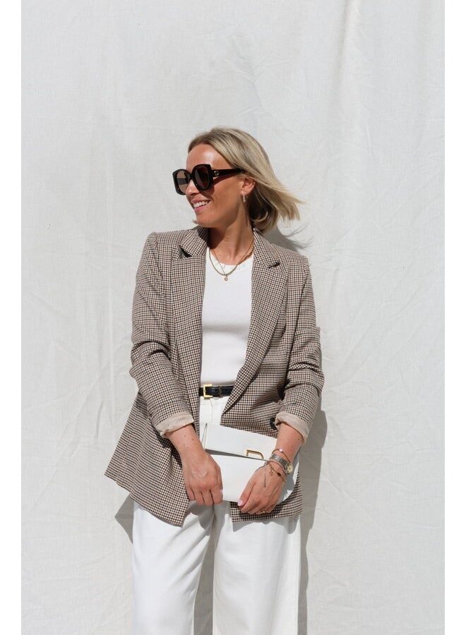 Anouk geruite blazer