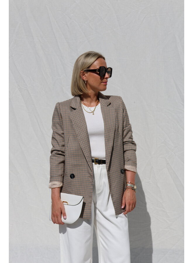 Anouk geruite blazer