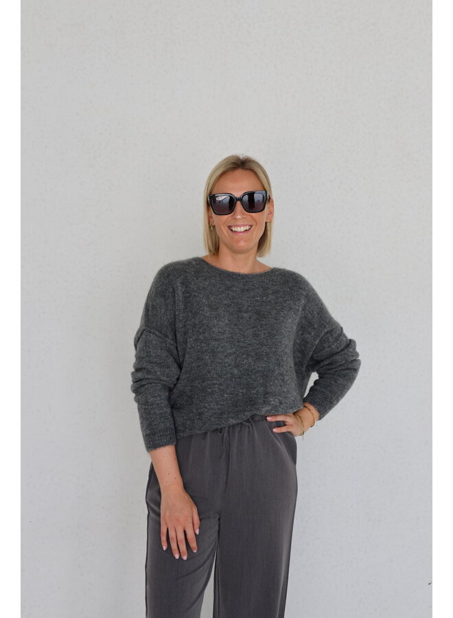 Lara grijze knit