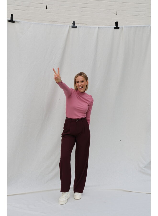 Flore burgundy trouser