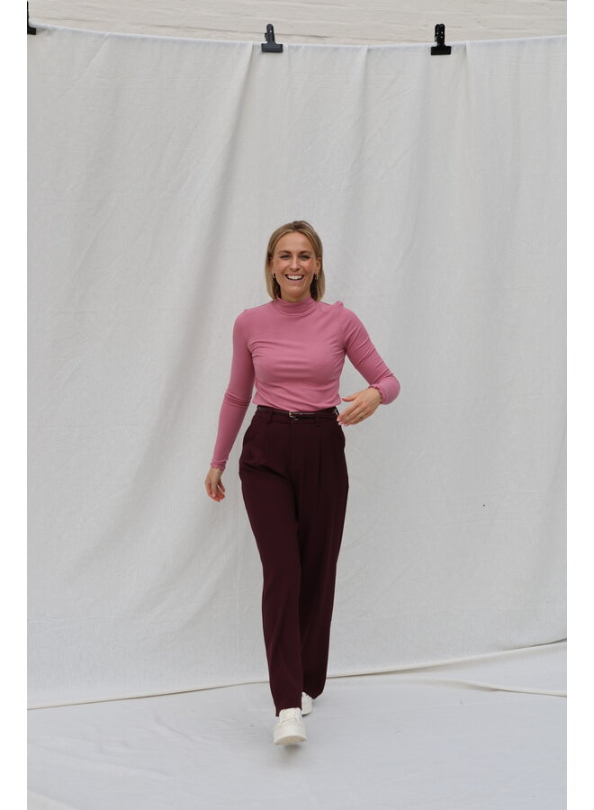 Flore burgundy trouser