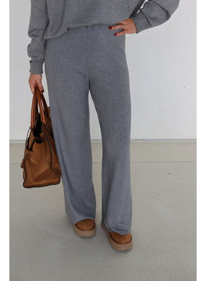 Manon knitted trouser grijs