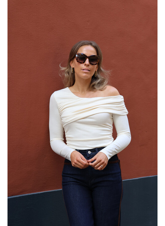 Alix offshoulder top vanille