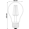 Avide LED Filament Melk Peer 8W E27 360° WW 2700K
