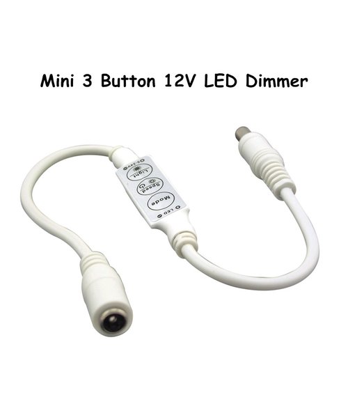 Avide LED Strip Mini 3 Toetsen Dimmer 12V 48W DC
