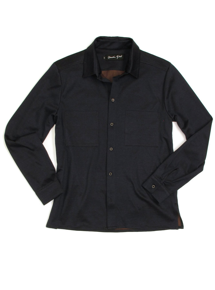 Str8 4ward Jonas Jerseyhemd Braun-D.Blau