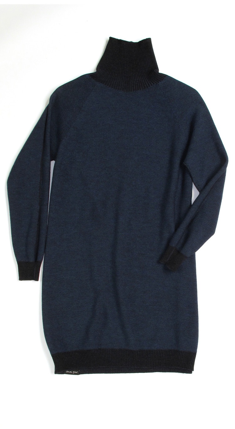 Reverse Turtle Strickkleid