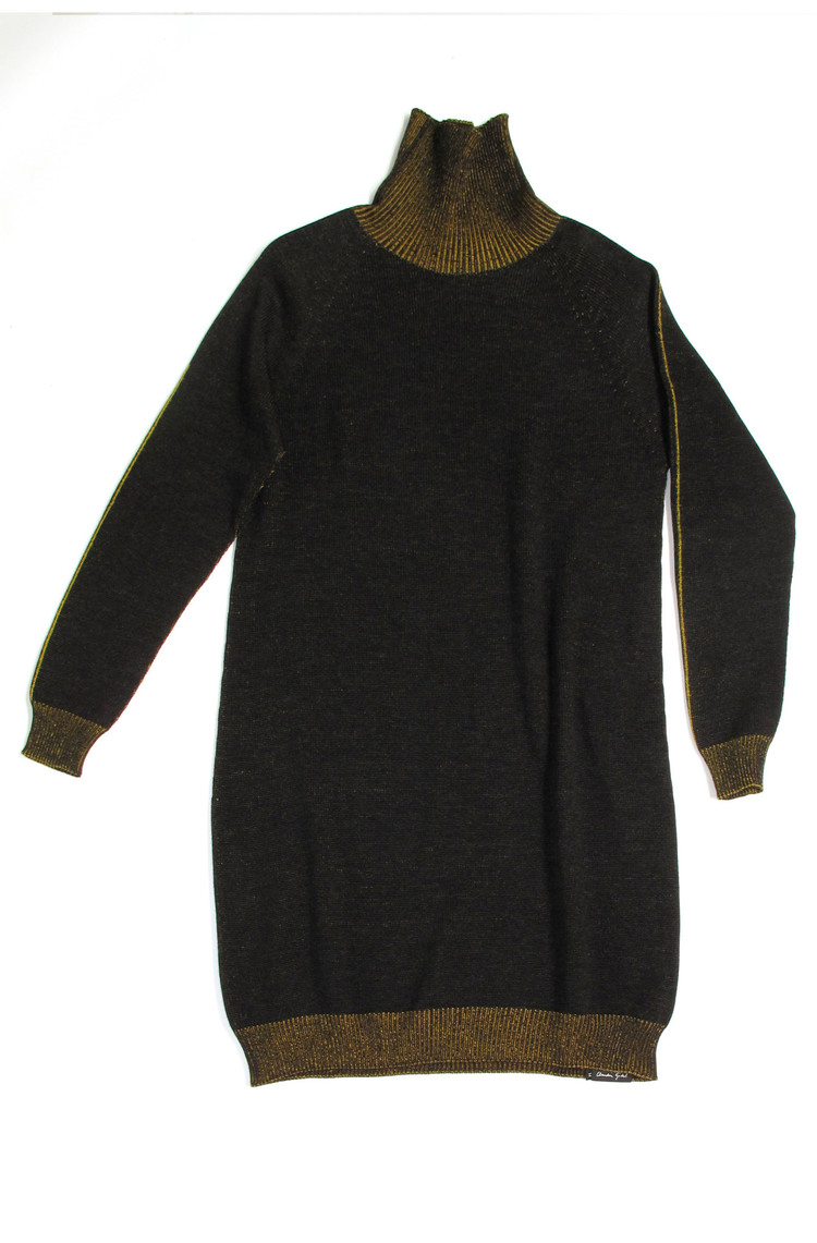 Reverse Turtle Strickkleid