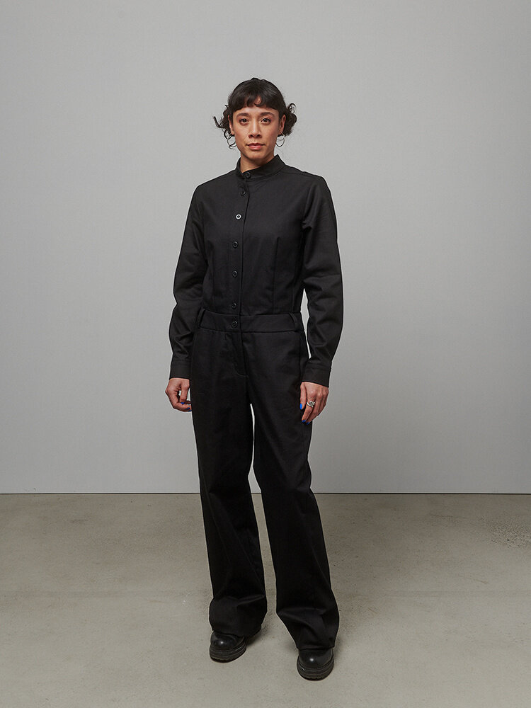 Str8 4ward Stina Overall Schwarz