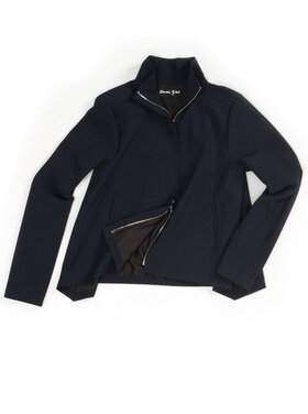 Rundum Quer O-Jacke Sirin Blau