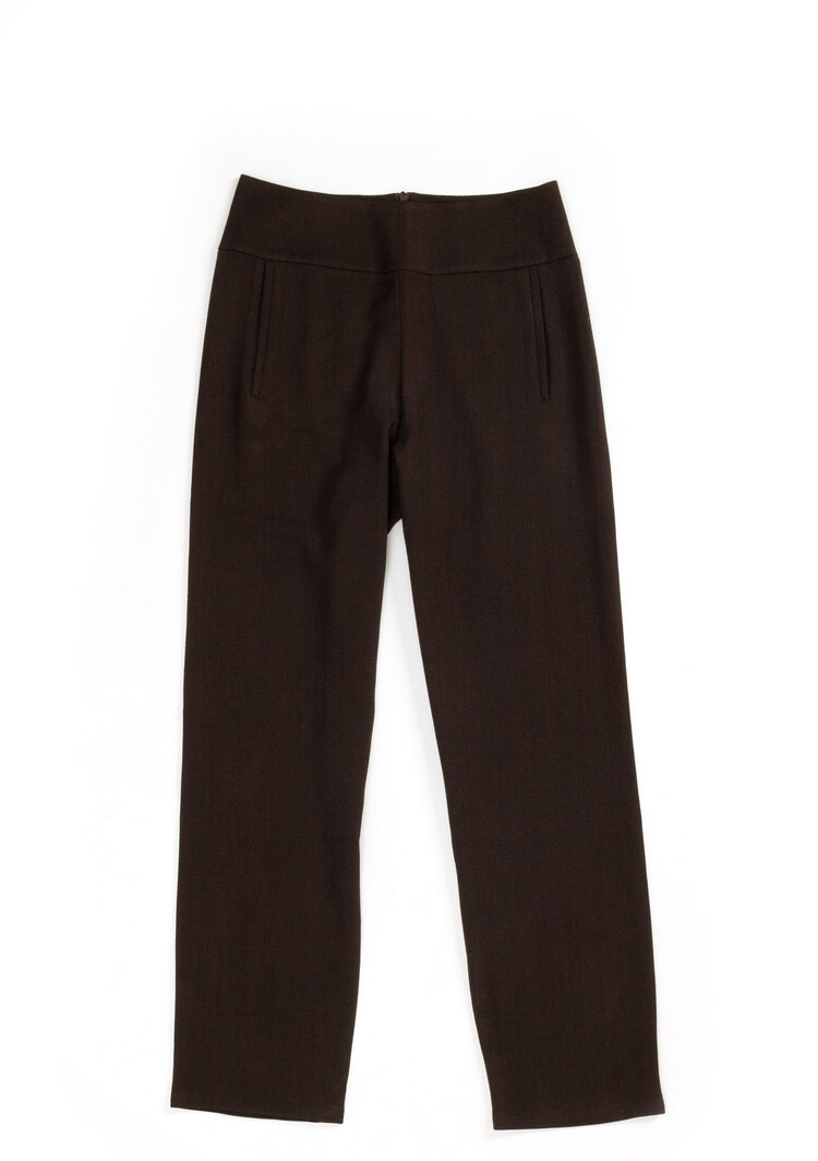 Str8 4ward Sattelhose Brown Herrningbone