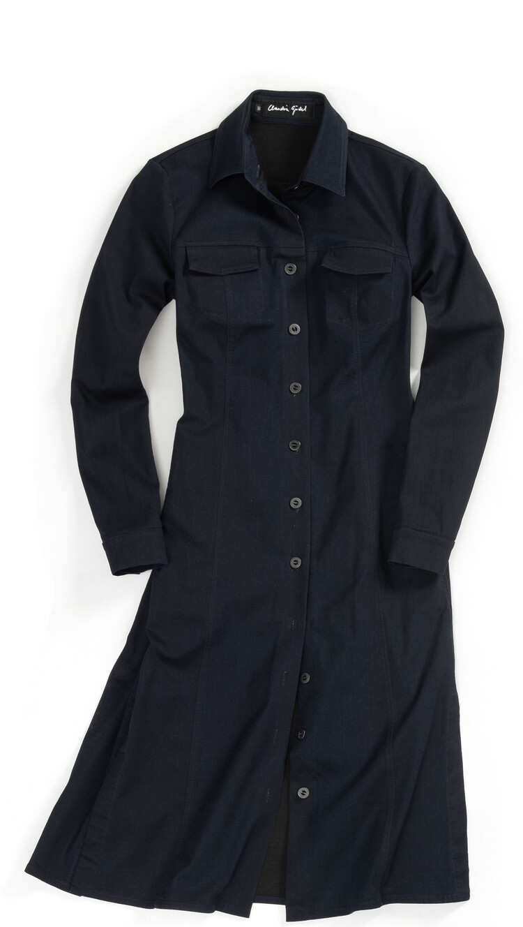 Jeans Jeanskleid Langarm