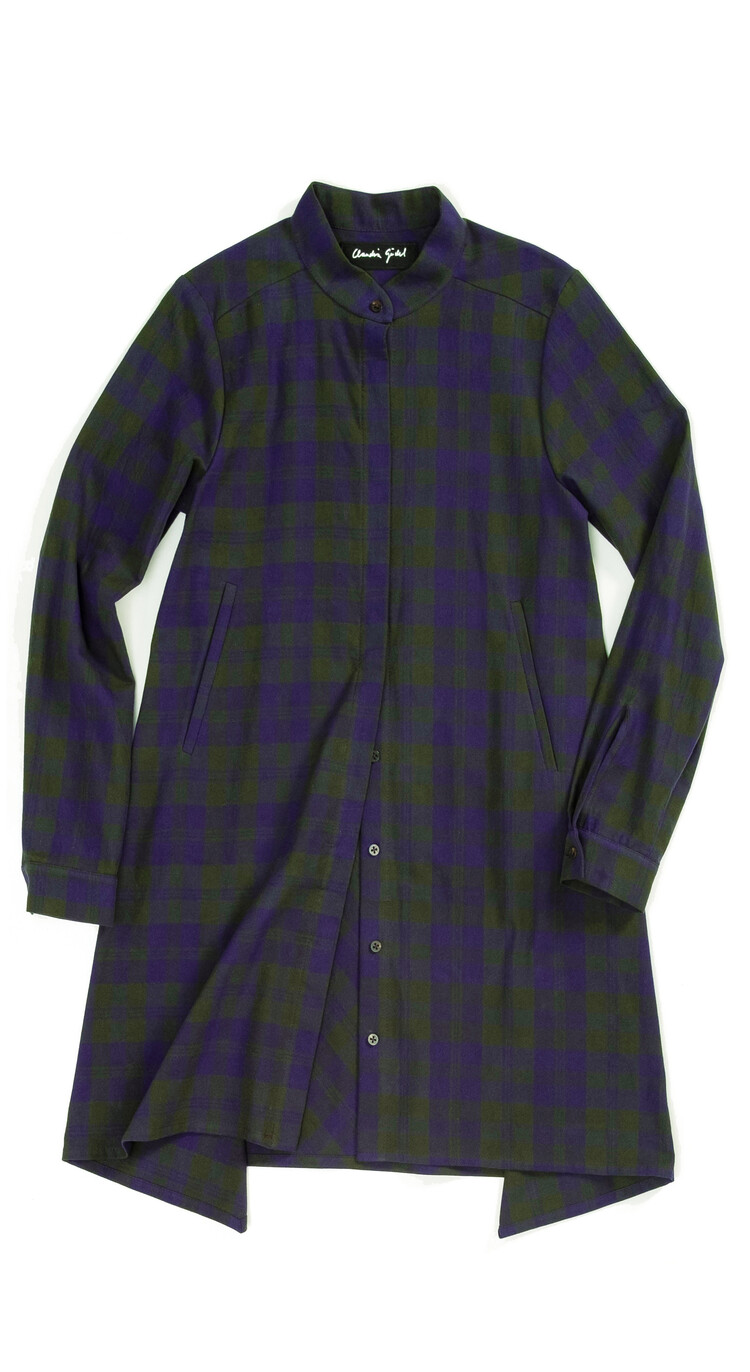 Rundum Quer O-Kleid Lin