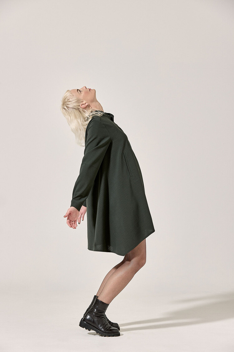 Rundum Quer O-Kleid Sirin