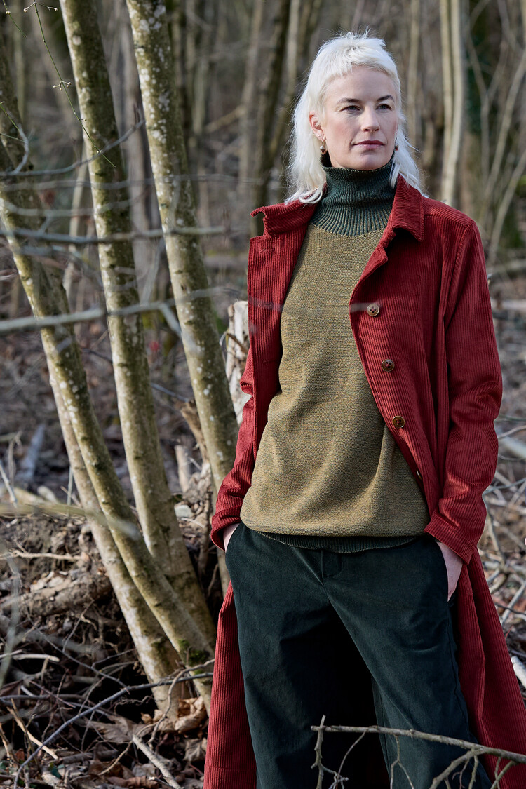 Str8 4ward Cord-Mantel Johanna