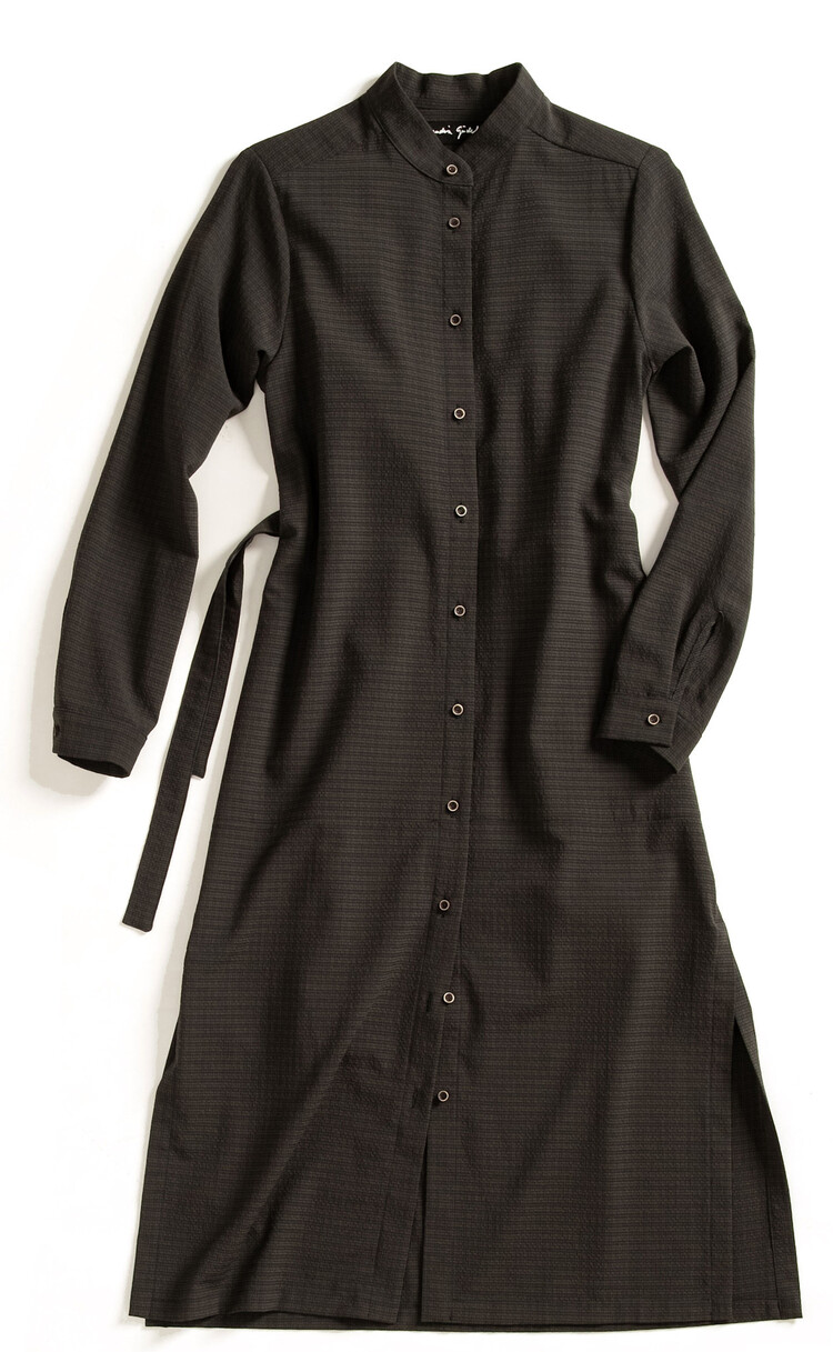 Str8 4ward Langes Hemdkleid Sirin Grün