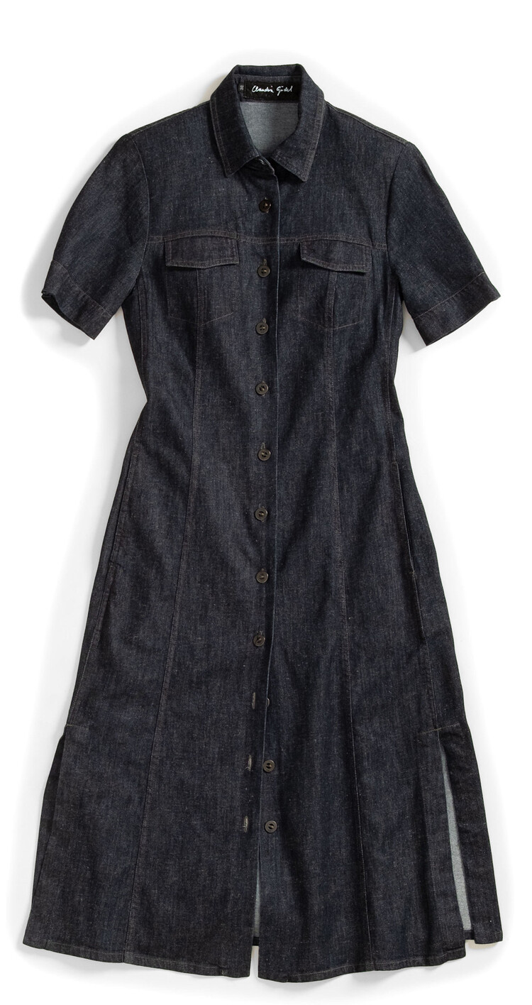 Jeans Light Jeanskleid Kurzarm