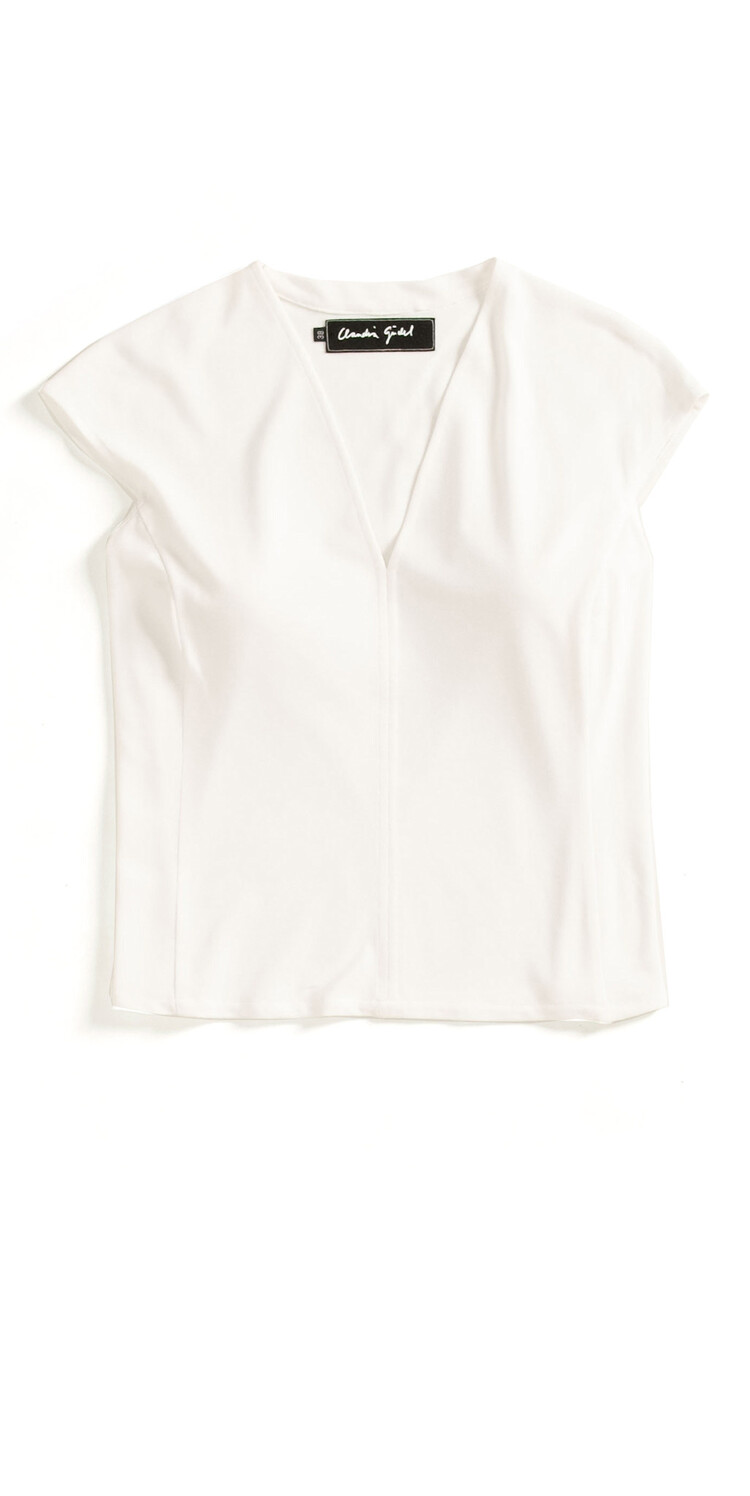 Str8 4ward Mo Top Weiss