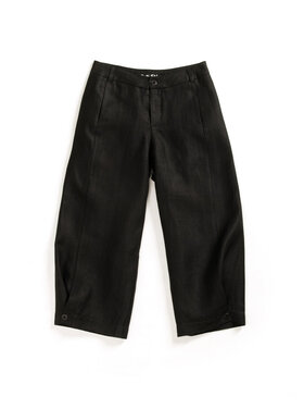 Str8 4ward Leo Herringbone Black Linen