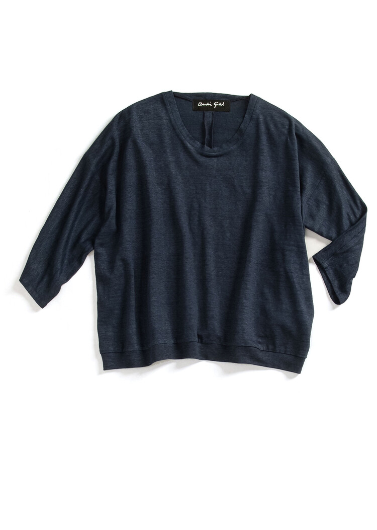 Zero Waste Zora Leinen Pulli