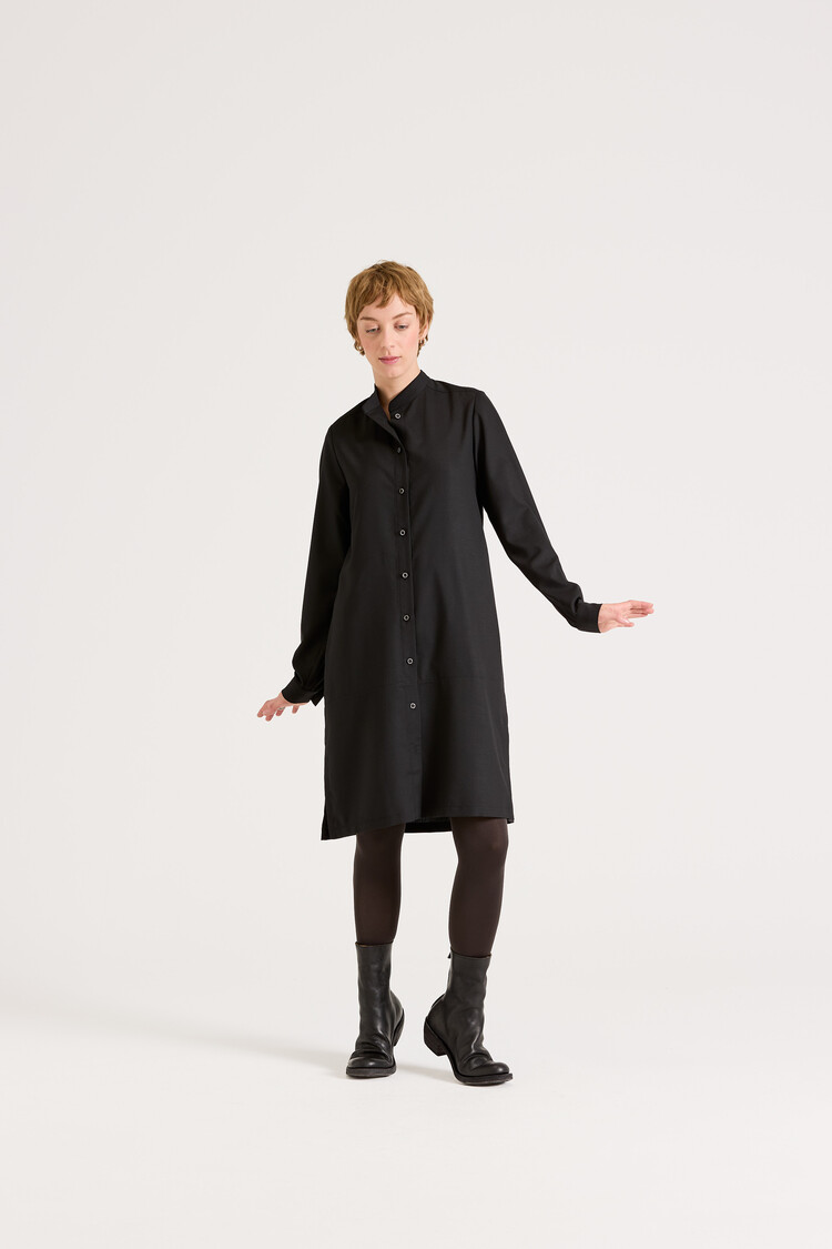 Str8 4ward Crêpe Hemdkleid