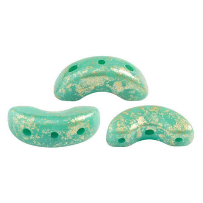 Arcos® Par Puca® - Opaque Green Turquoise Splash