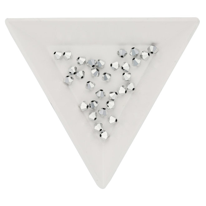 1 brin de perles de verre teinté Topaz à facettes 4 mm Bicone Crystal-p00684x2v