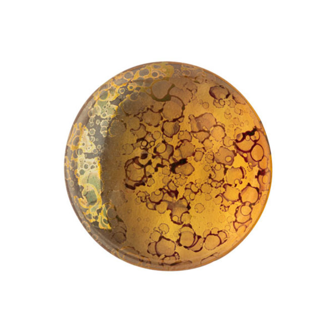 Cabochon par Puca® - 18 mm - Light Topaz Bronze