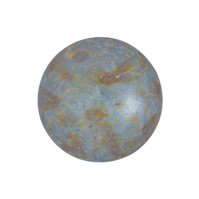 Cabochon par Puca® 18 mm - Opaque Blue/Green Spotted