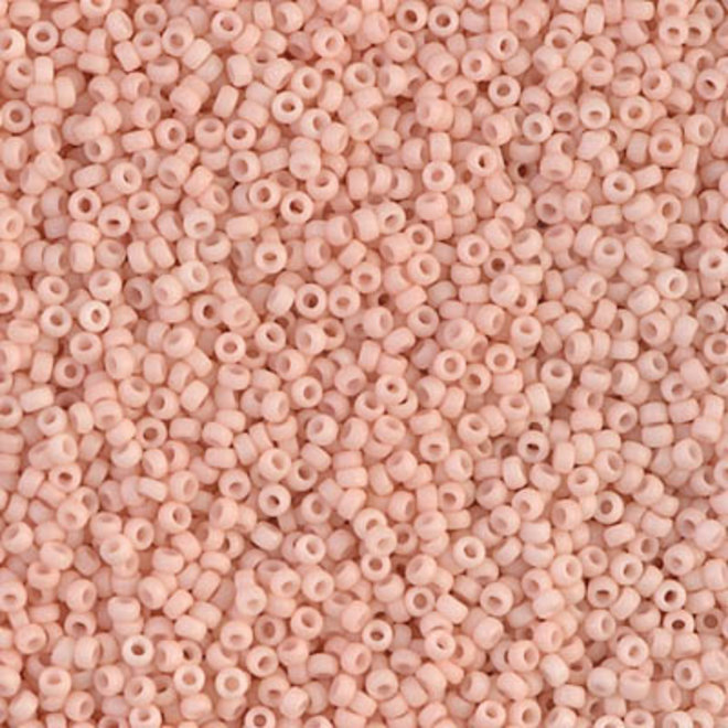 Perles de rocaille Miyuki 15/0 – Matte Opaque Blush