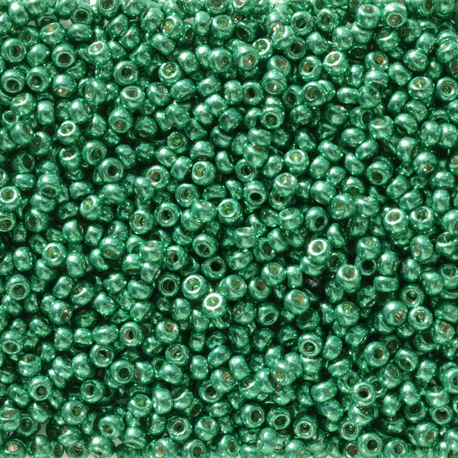 Perles de rocaille Miyuki 11/0 – Duracoat Galvanized Dark Aqua Green