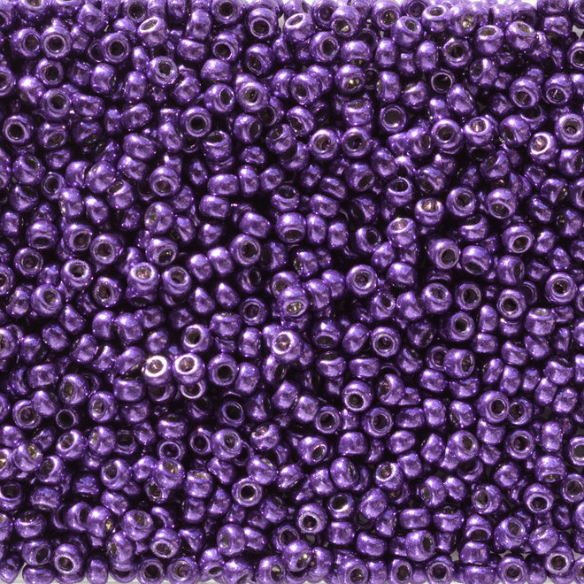 Perles de rocaille Miyuki 11/0 – Duracoat Galvanized Lilac Night