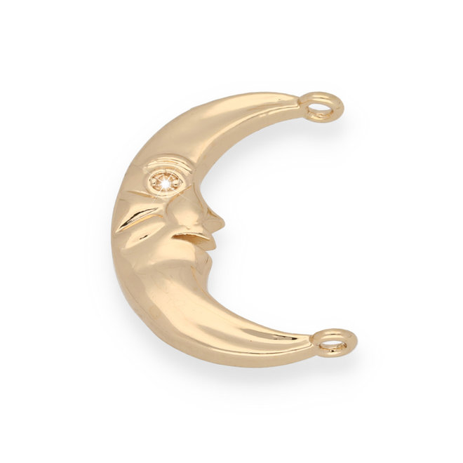Verbindungselement “Mond” - Farbe gold