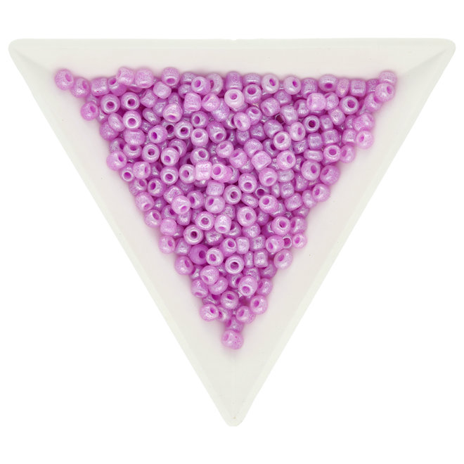 Perles rocailles en verre 3 mm taille irrégulière – Ceylon Violet