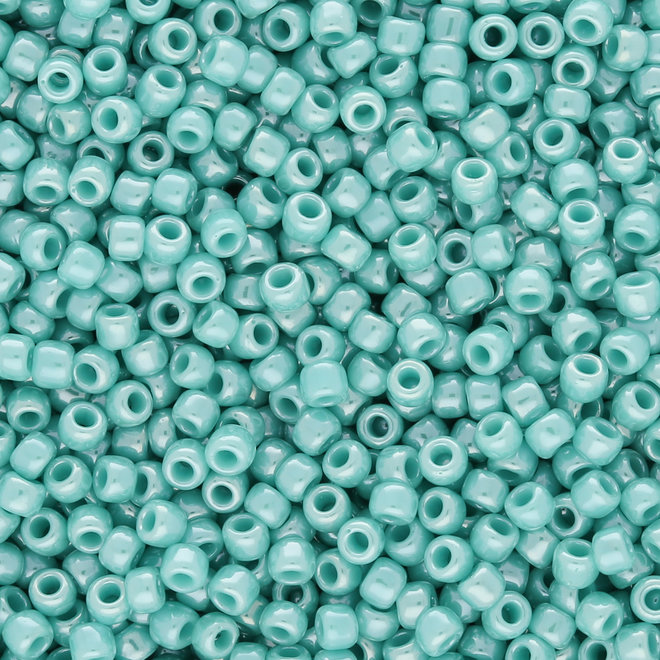 Perles de rocaille Toho 11/0 – Opaque Lustered Turquoise
