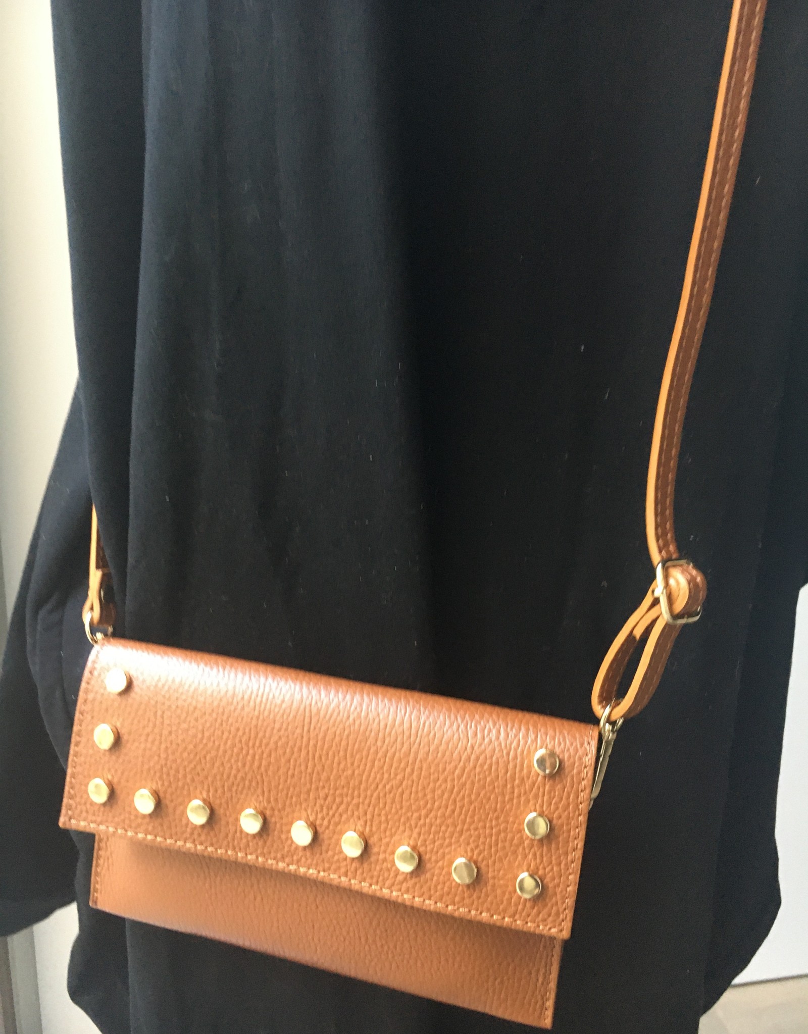 Mondieux Madame Leather bag with studs
